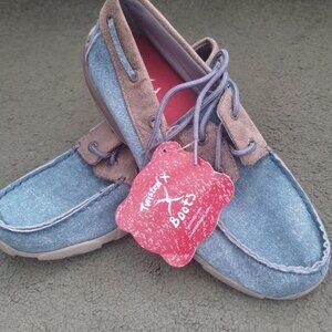 Twisted X Youth Driving Moc Jeans Bomber 5.5Y/8.5W